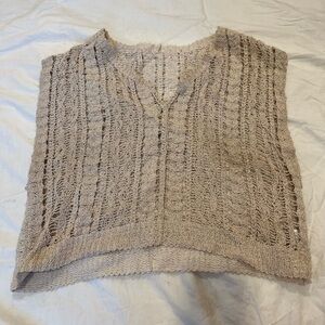 Elegant Beige Knit Sweater
